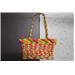 Crochet Hand Bag - Neon Color with Matt Moti